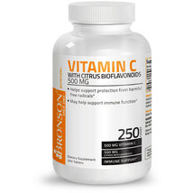 Immune System Booster Vitamin C 500 mg with Citrus Bioflavonoids 250 Tablets - $35.99