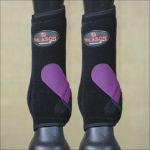 M- Hilason Horse Rear Hind Leg Sport Boot Medicine Purple U-UR-M - $64.30