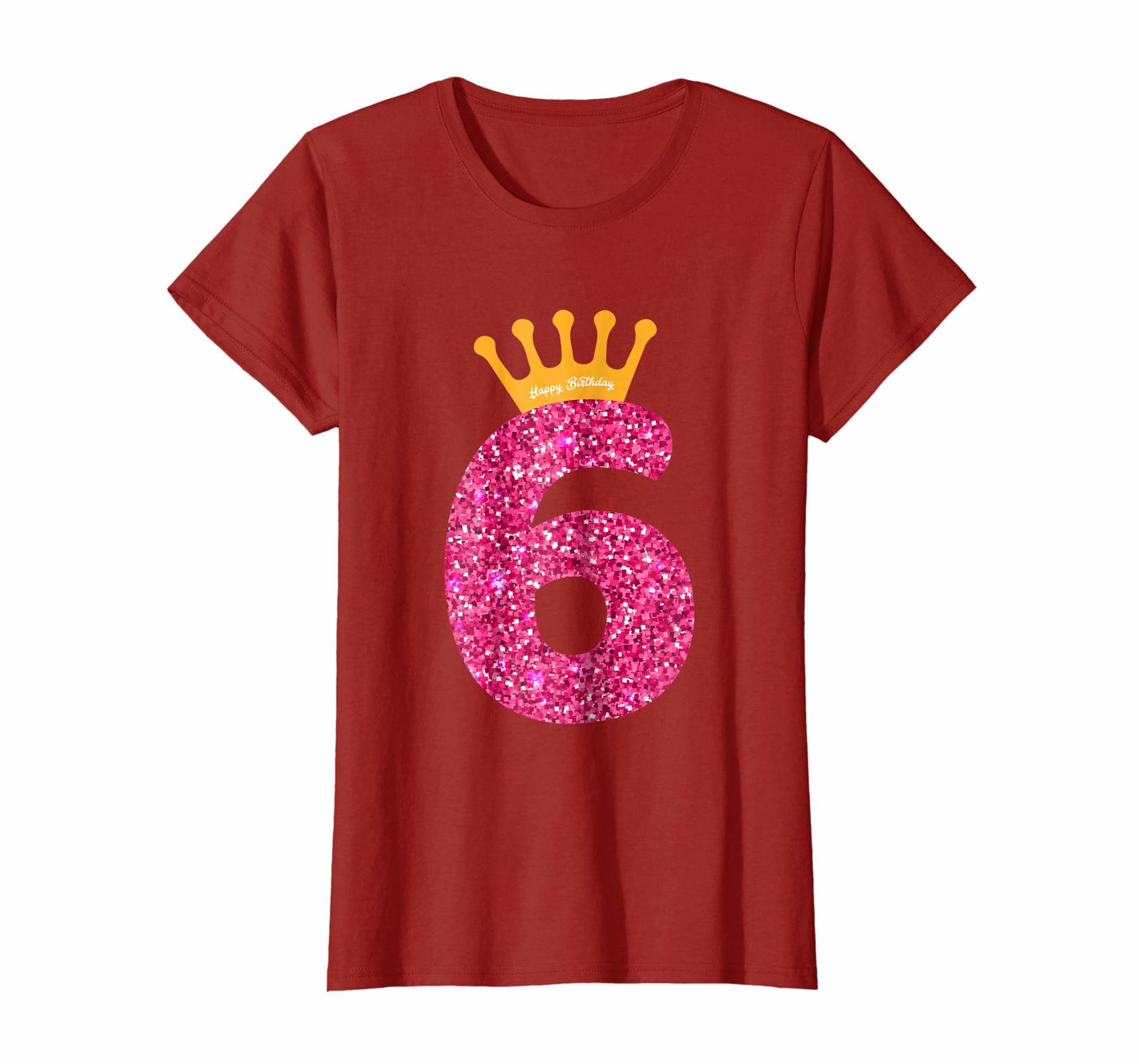 number 6 birthday shirt
