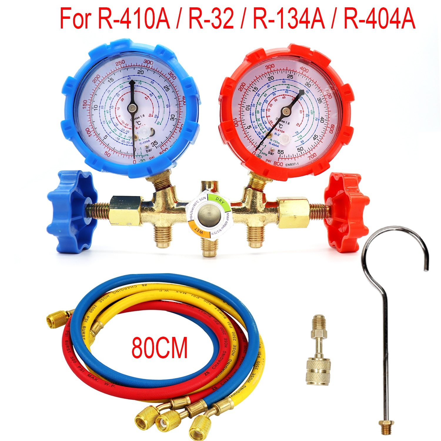 Tool For R410A R32 R404A R134A Refrigerant Manifold Gauge Air Condition ...