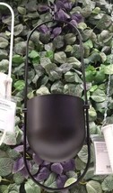 Ikea Chilistran Hanging Planter Pot Indoor/Outdoor Black 4 ¾" Steel 19.5" - $37.90