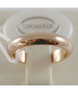SOLID 18K YELLOW GOLD WEDDING BAND UNOAERRE RING 6 GRAMS MARRIAGE MADE I... - $820.63