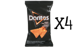 DORITOS Tortilla Chips, SWEET CHILI HEAT 255g x 4 bags FRESH CANADIAN - $32.66