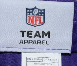 Team Apparel NFL Minnesota Vikings Purple Gold Flat Bill Adjustable Hat image 7