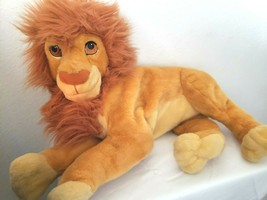 Mattel Disney The Lion King Adult Simba or Mufasa Plush Stuffed Animal L... - $24.73