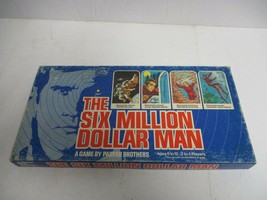 Vintage 1975 The Six Million Dollar Man Board Game Steve Austin 100% Com... - $69.29