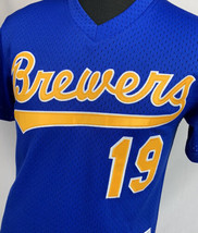 Milwaukee Brewers Jersey Mitchell &amp; Ness Robin Yount Throwback MLB Baseb... - $69.99