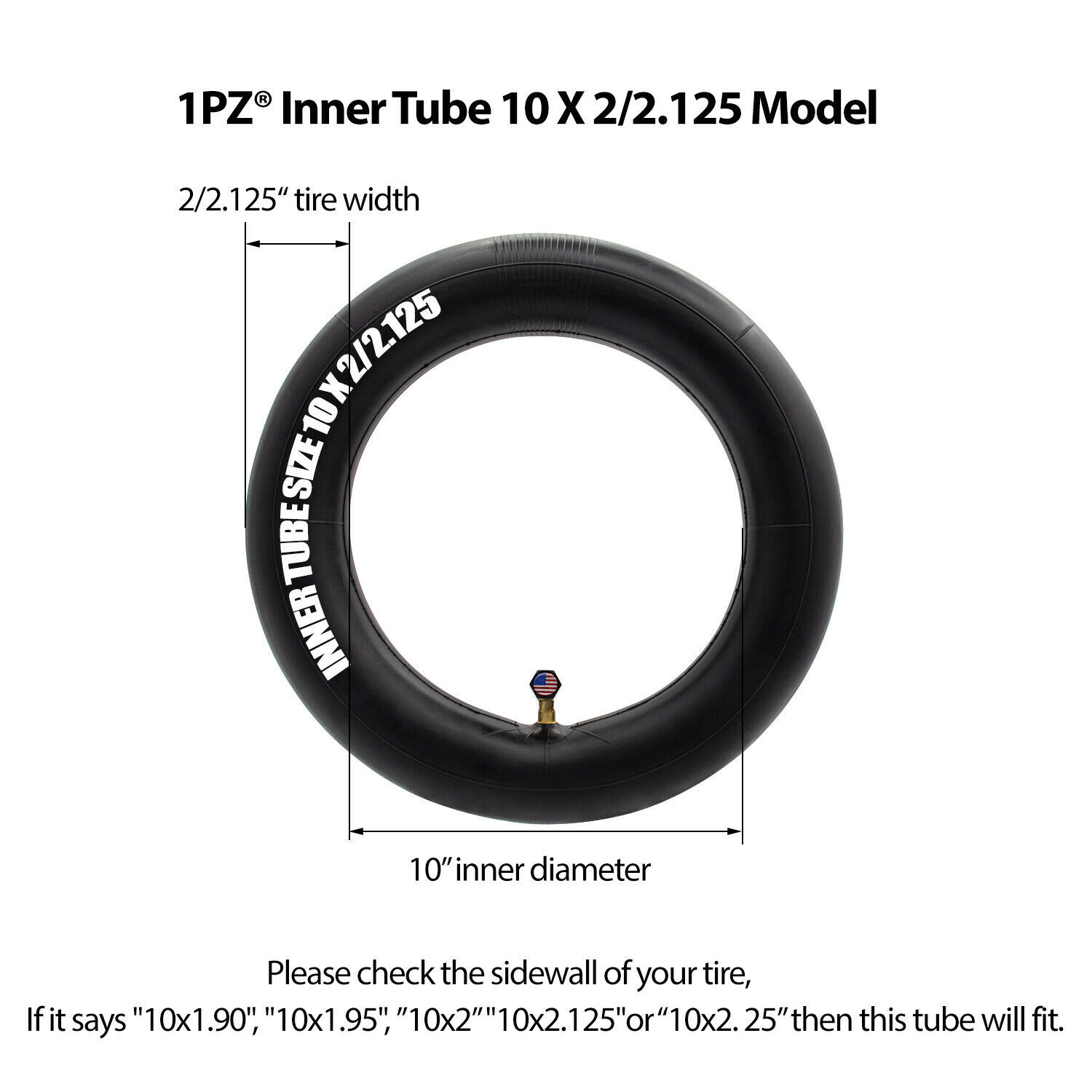 schwinn 10x2 inner tube