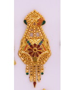 Gold Earrings 22 K solid gold handmade traditional Indian Earring fine J... - $791.01