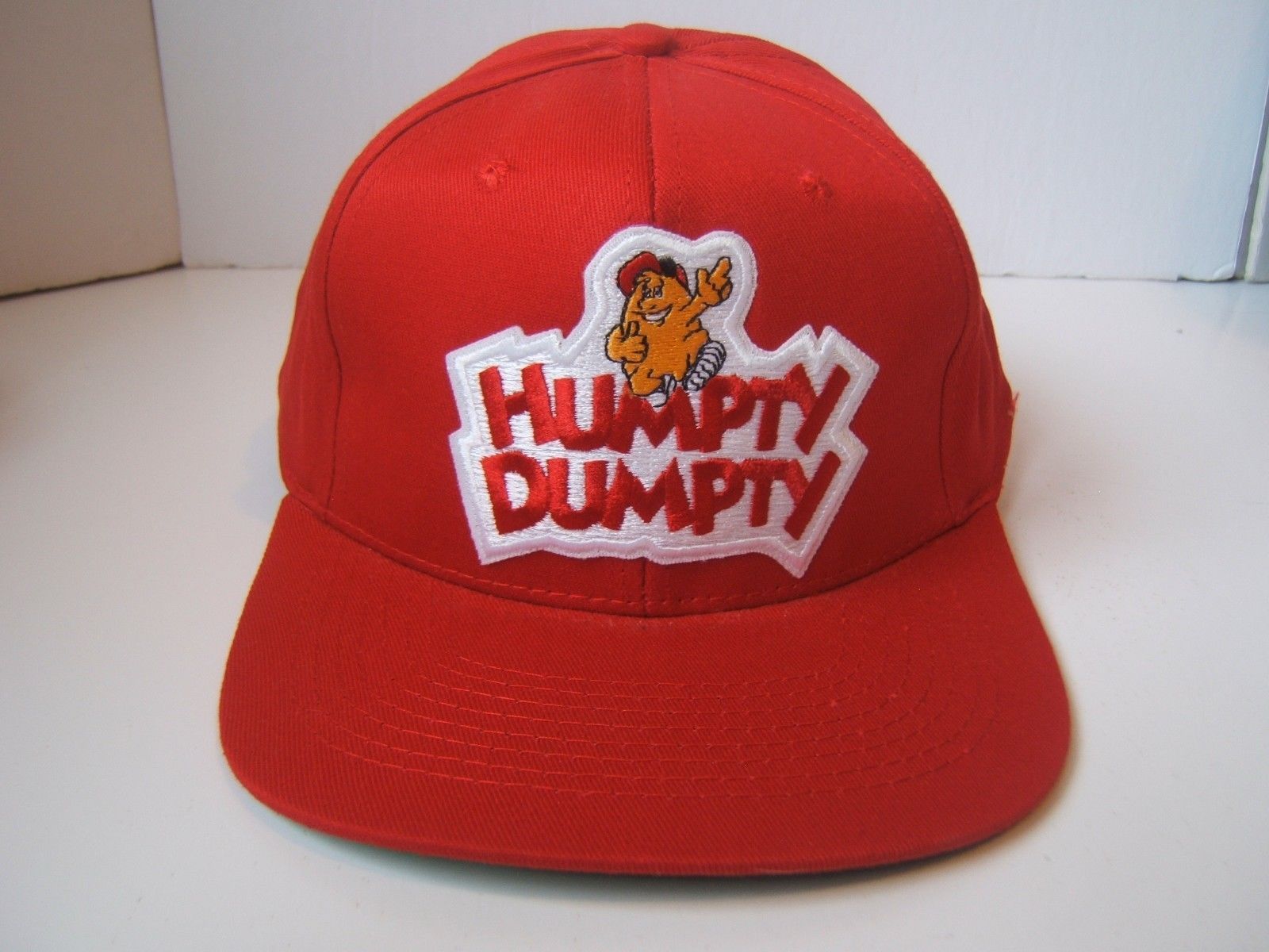 Humpty Dumpty Patch Hat Vintage Red Snapback Baseball Cap - Hats
