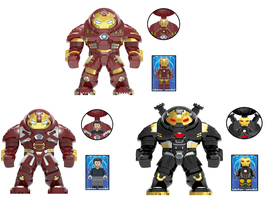 3pcs Hulkbuster V2.0  Minifigure Building Blocks for boys and girls - $8.89