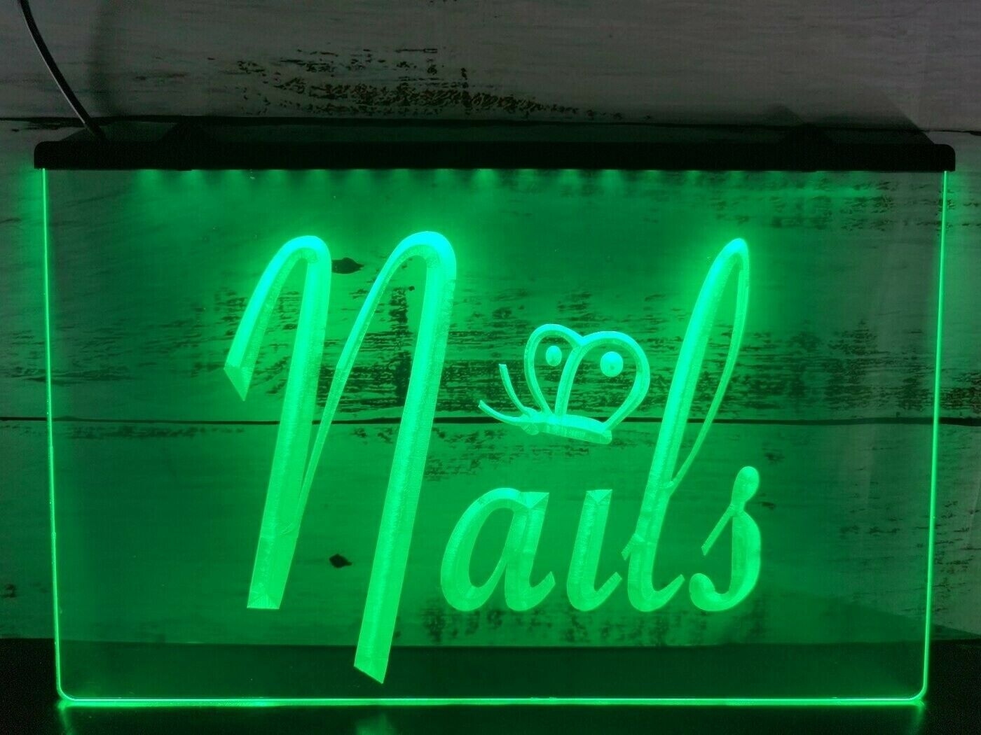 Nails Manicure Pedicure Beauty Salon LED Neon Light Sign Spa Hang Signs Wall Cra