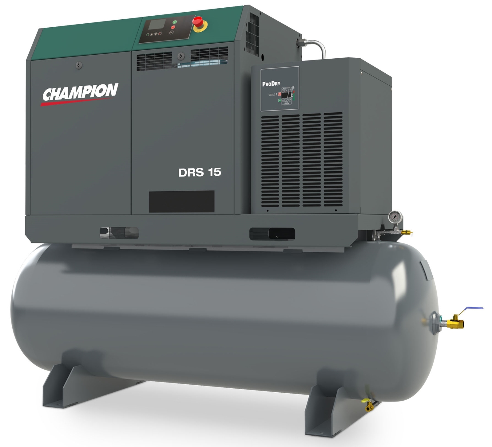Champion 15Hp 120Gallon Variable Speed ROTARY SCREW COMPRESSOR w/ Dryer