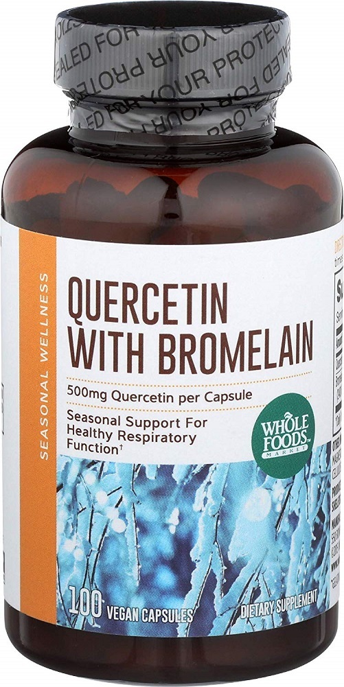 Whole Foods Market, Quercetin with Bromelain, 100 ct Dietary Supplements
