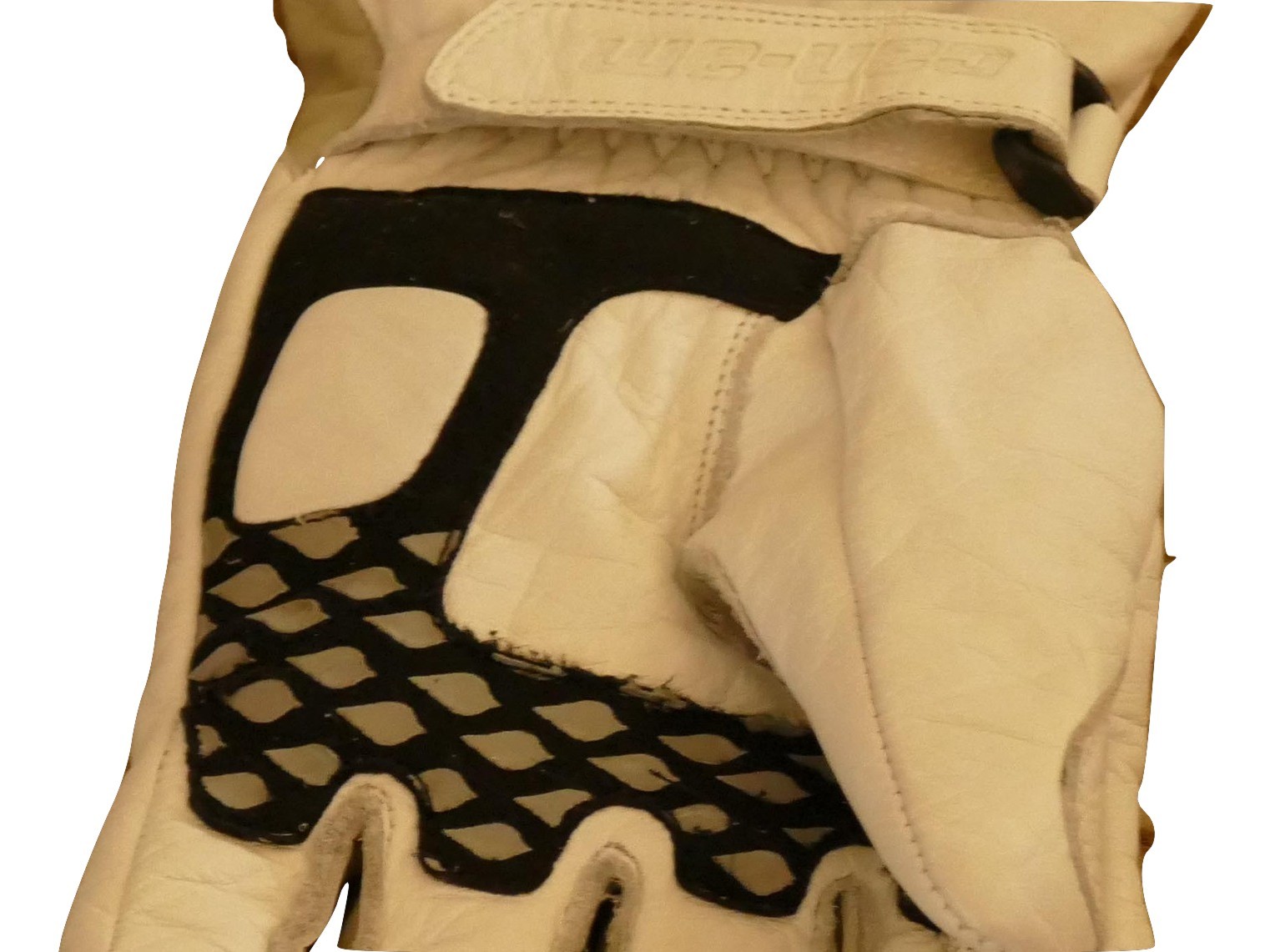 CanAm Spyder Motorcycle OEM Leather Riding Gloves White/Grey/Black Size L Other