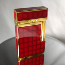 RARE VINTAGE ST DUPONT GATSBY VERTIGO LAQUE DE CHINE GOLD PLATED LIGHTER - $775.00
