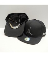 Nets Jordan Snapback Cap Black Color Comfortable, Ventilated &amp; Breathabl... - $35.90
