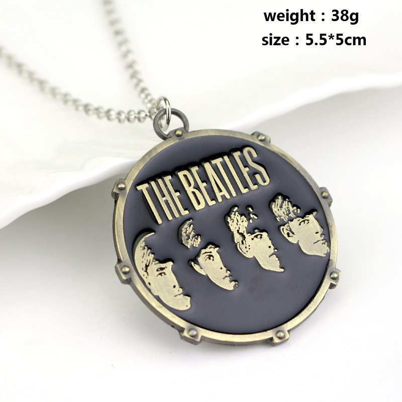 The Beatles Necklace Alloy The Beatles Head portrait Necklace Pendant Necklaces & Pendants