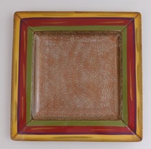 Clay Art Terra Toscana Hand Painted Dinner Plate Brown Vintage - $21.78
