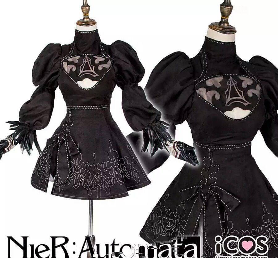 NieR:Automata 2B YoRHa No full set 2 Type B Heroine Dress Cosplay Costume
