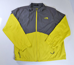 The North Face Lightweight Rain Windbreaker Jacket * Mens XL * Yellow/Gr... - $23.38