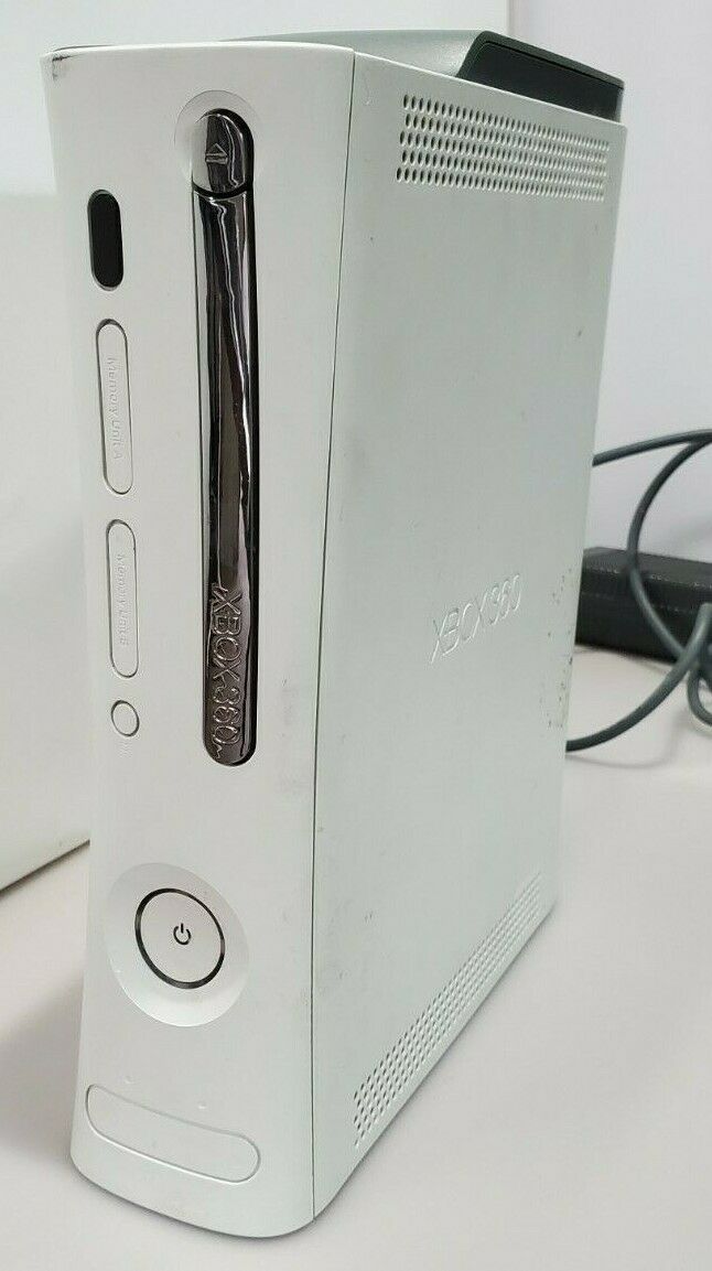 Microsoft Xbox 360 Pro White Console HDMI 20GB Fully Functional w