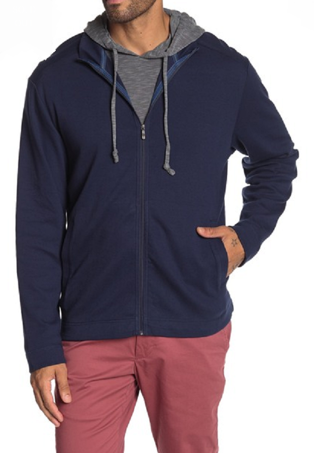 $ 168,00 Куртка из джерси Tommy Bahama Ravello на молнии спереди, Ocean Deep, М]