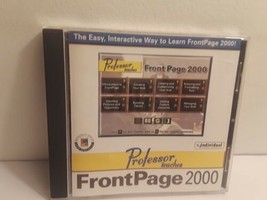 Professor Teaches FrontPage 2000 (CD-Rom, 1999, Individual) - $4.84