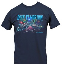 Looney Tunes Marvin the Martian in Spaceship with Ray Gun T-Shirt LARGE UNWORN