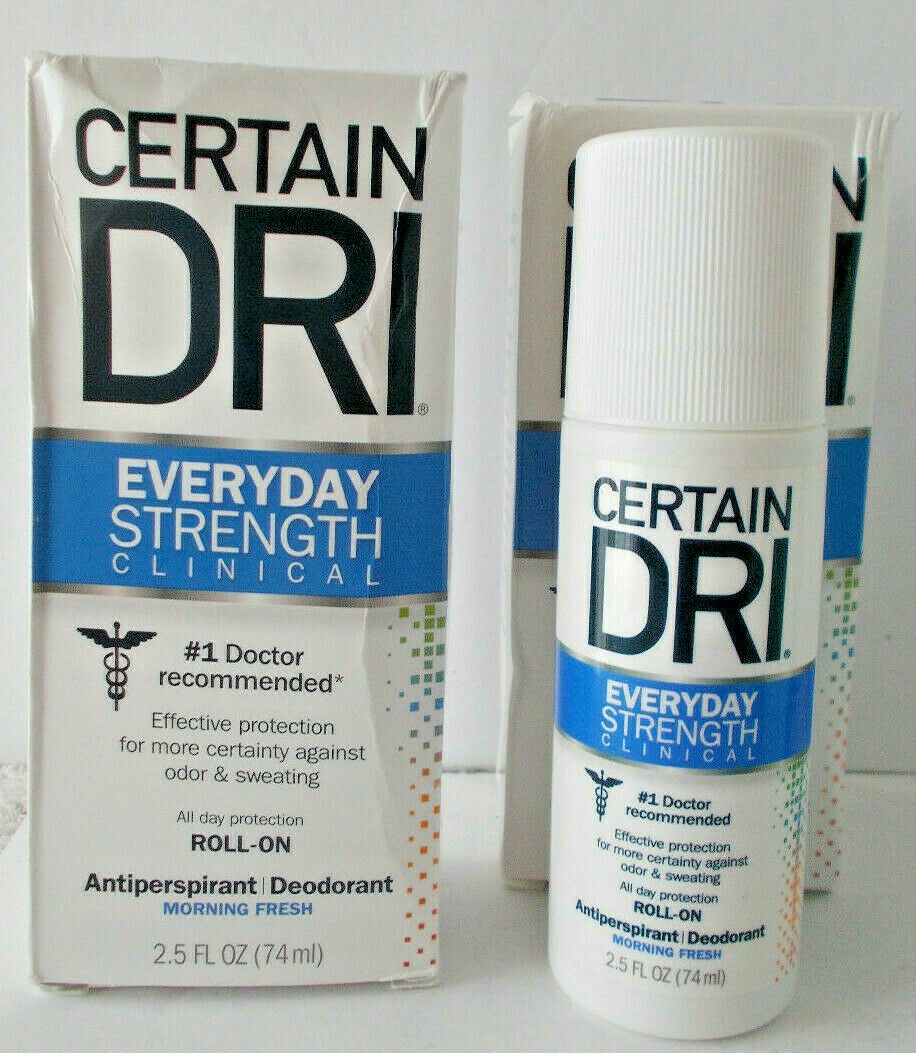 2X Certain Dri Everyday Strength Clinical Deodorant RollOn Morning