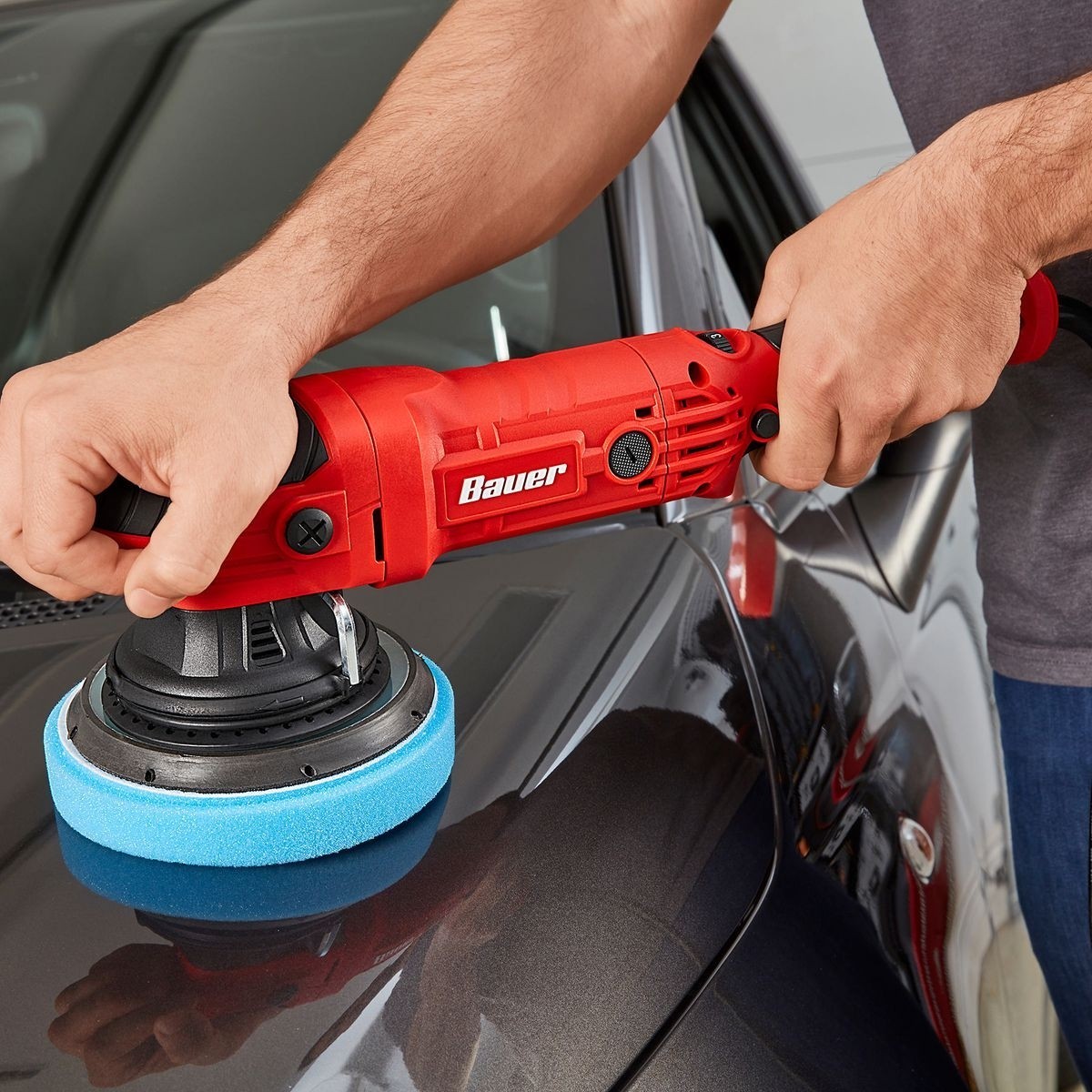 BAUER 6 In. 7.5 Amp Dual Action Random Orbit Polisher Buffers & Polishers