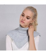 Women Winter Turtleneck Knitted Ring Scarf Irregular Design Cap Pullover... - $21.77