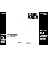 TOHATSU 3-4 Cylinder 2-Stroke Outboard Workshop Repair Service Manual PDF - $13.99