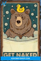 Grumpy Bear Get Naked Canvas And Poster - $49.99