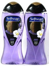 2 Bottles Softsoap 15 Oz Pure Zen Exotic Orchid & Water Lily Relaxing Body Wash
