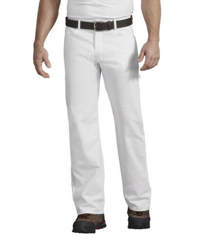 Dickies Mens Relaxed Fit Painters Pants Flex White NWT Sz 38X32 - $38.00