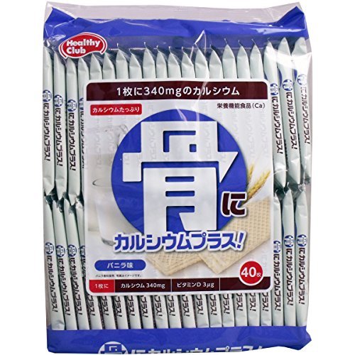 [4 bags of calcium in the bone plus wafer 40 sheets x 4 [Parallel import]