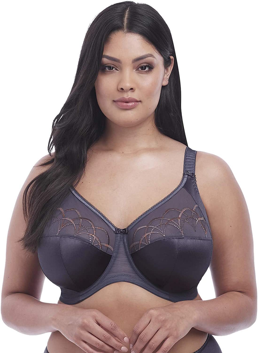 Elomi ANTHRACITE Cate Underwire Full Cup Banded Bra, US 36G, UK 36F