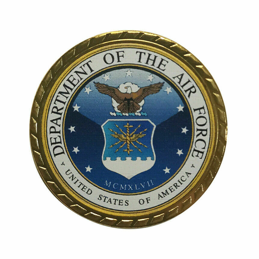 UNITED STATES SPACE FORCE DEPARTMENT OF THE AIR FORCE CHALLENGE COIN ...