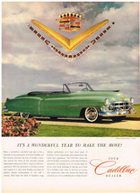 Vintage 1952 Magazine Ad For Cadillac This Is The Golden Anniversary Creatiopn - $5.63