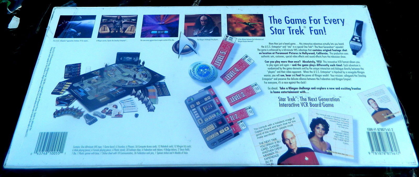 Star Trek the Next Generation Interactive VCR Game A Kliingdon