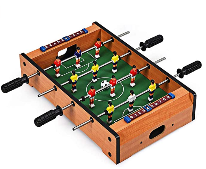 20″ Foosball Soccer Football Tabletop Family Fun 2 Player Home Arcade Game Room