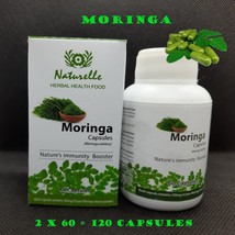 Moringa Oleifera  Natural, 100% Pure Pills - 60 X 2 Count MORINGA Herbal - $9.89