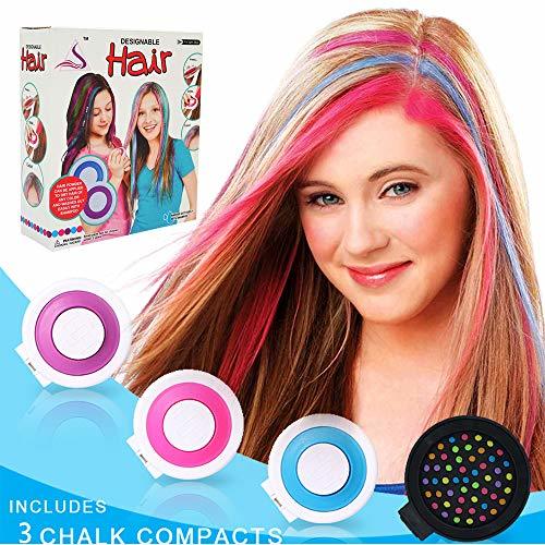 Kids Hair Color Chalk Comb Here Shine Temporary Hair Color for Girls