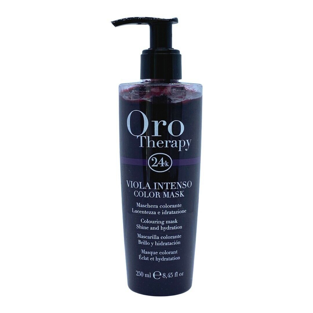 Fanola Oro Therapy Colouring Hair Mask Violet 8.45 Oz