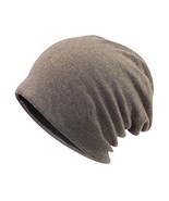 Winter Slouchy Beanie Cap Unisex Double-Hooded Wind-Proof Simple Skull C... - $21.54