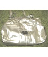 GOLDEN Faux Leather PURSE Fully Lined Handbag Lined Rosetti New York - $4.99