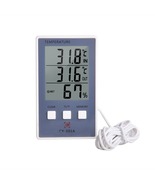 Digital Thermometer Hygrometer Indoor Outdoor Temperature Humidity Meter... - $5.99