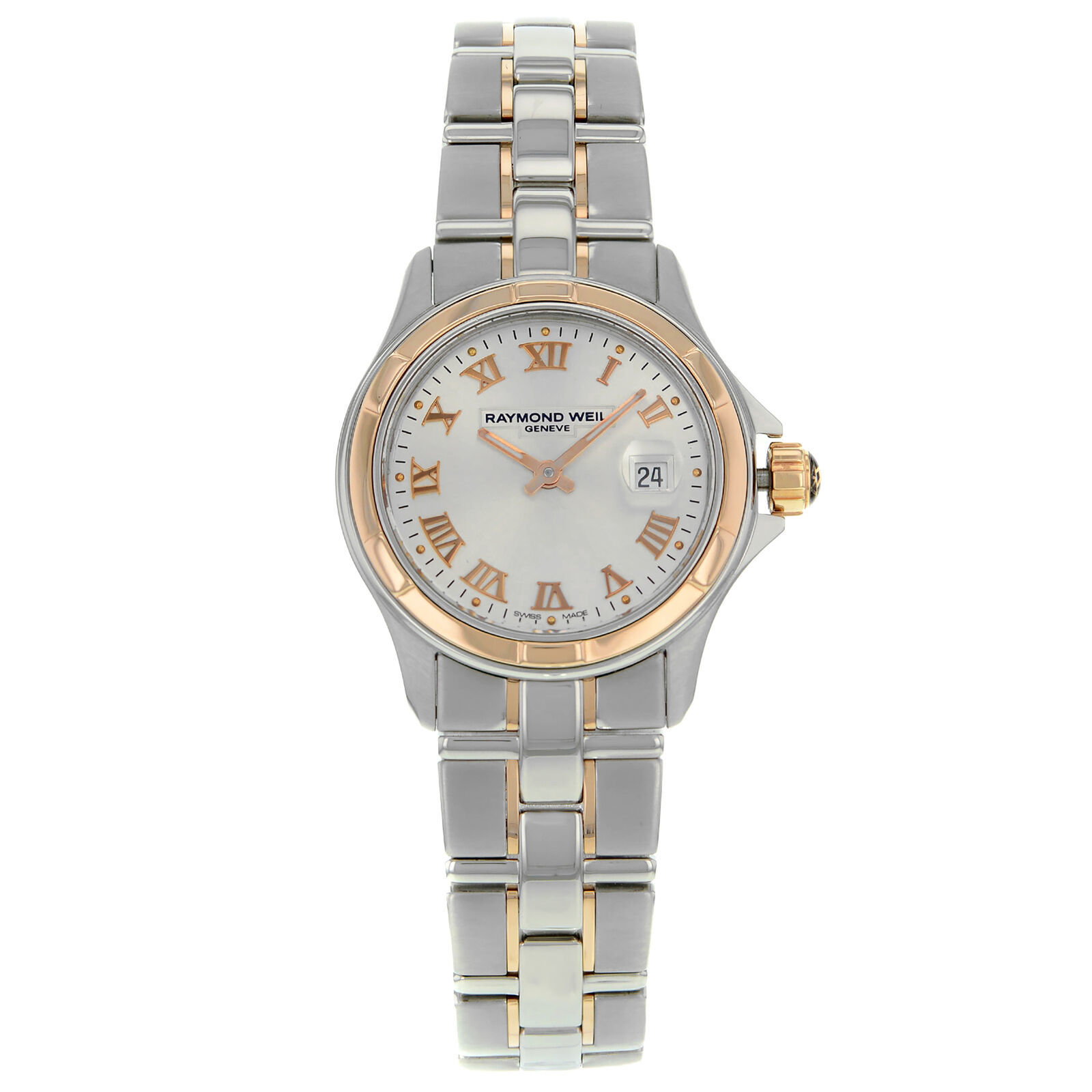 Raymond Weil Parsifal Acier 18k or Rose Montre Quartz Femme Wristwatches