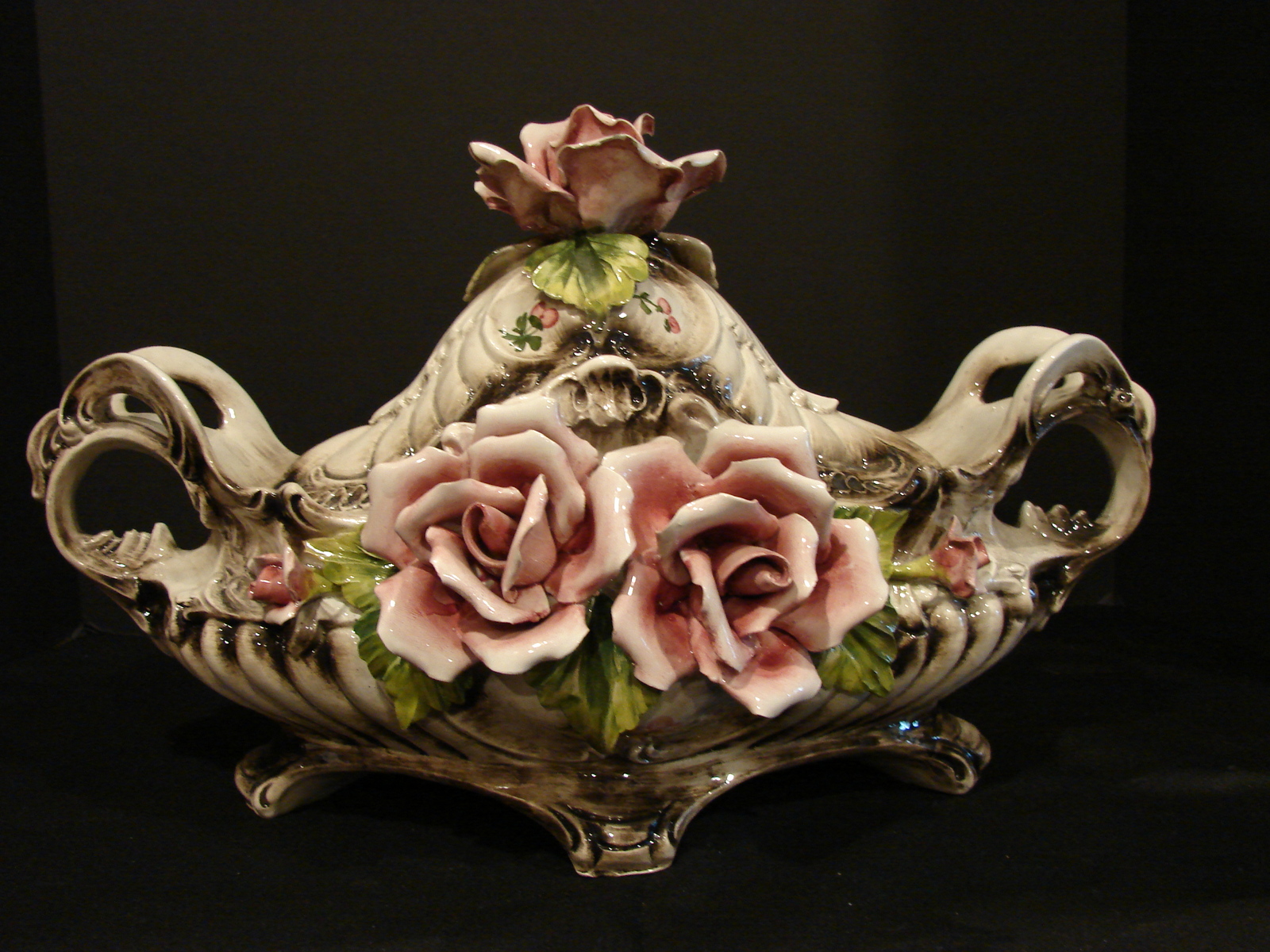 Capodimonte Porcelain Flower Arrangement And 50 Similar Items